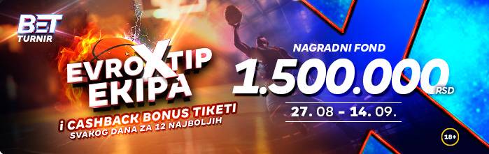 Evrobasket 2025 turnir u klađenju na Xtip nalogu