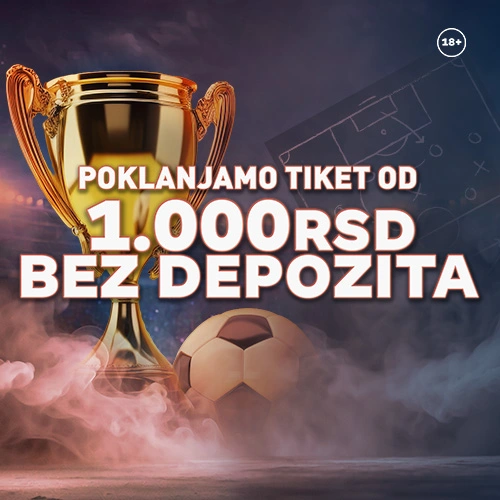 1000 din na poklon za kladjenje na Svetsko prvenstvo