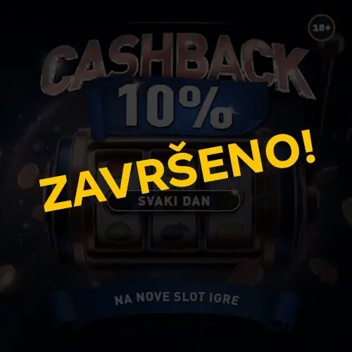 Cashback 10% na svim novim igrama