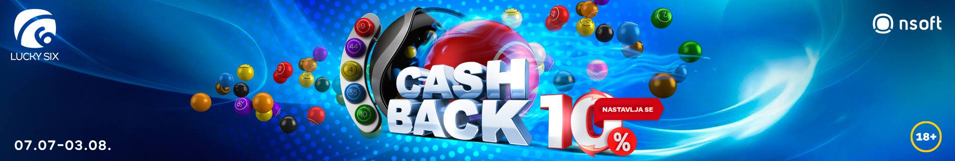 Lucky Six Cash back