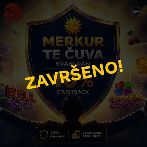 10% CASHBACK na EGT Digital igrama