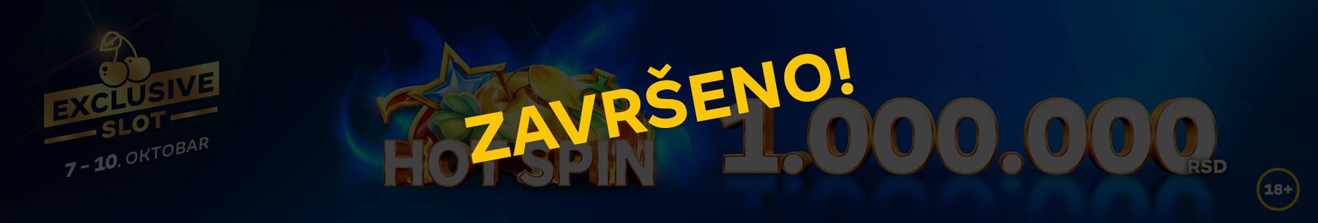 Slot promocija „Hot Spin turnir“