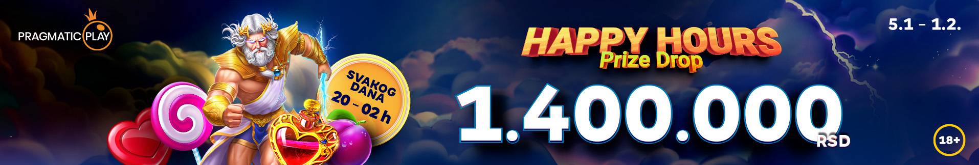 Happy Hours Prize Drop