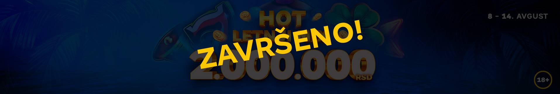 Slot turnir „Letnji hot mix“