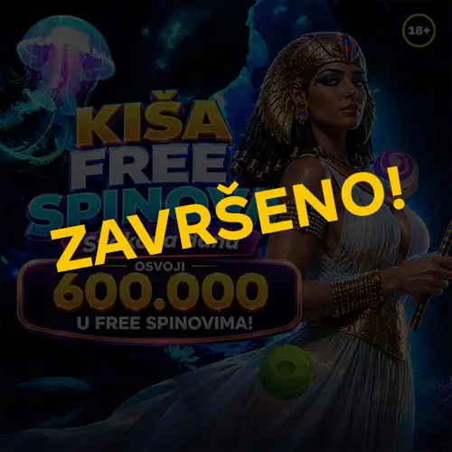Kiša freespinova u avgustu 2026.