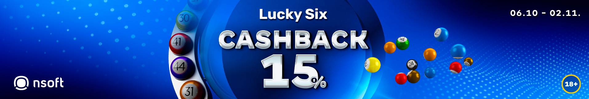 Lucky Six Cash back