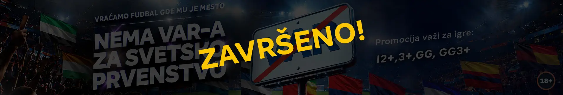 nema VAR-a za Svetsko prvenstvo