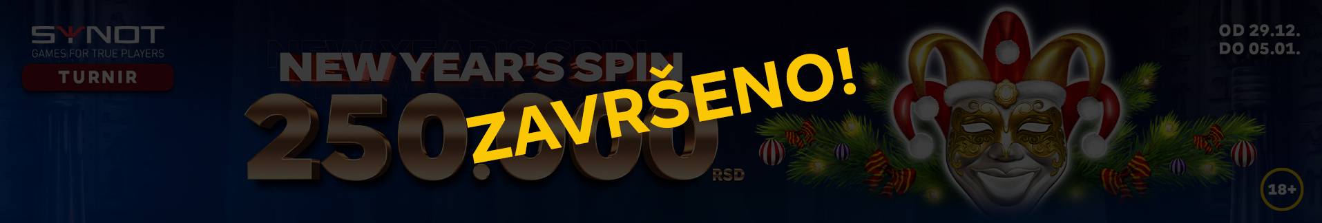 New Year's Spin Synot