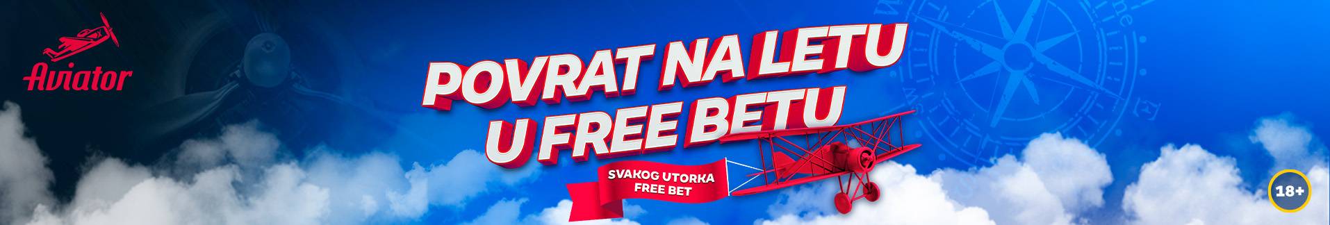 Povrat na letu u free betu