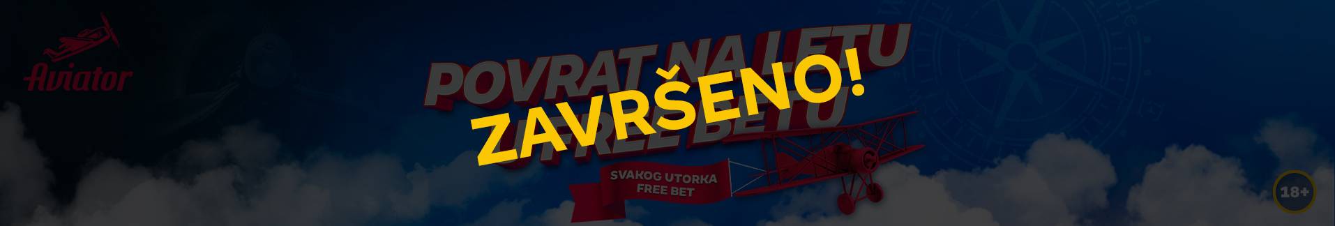Povrat na letu u free betu