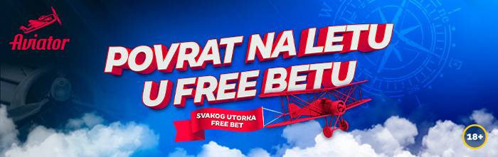 Povrat na letu u free betu