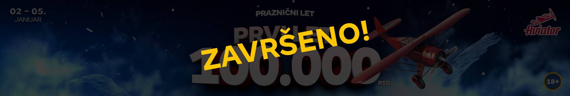 Praznicni let, leteci start