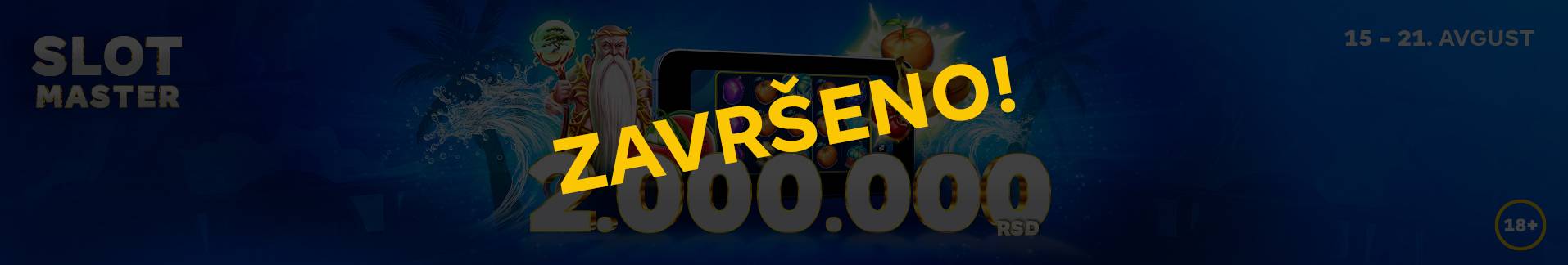 Slot turnir „Letnji hot mix“