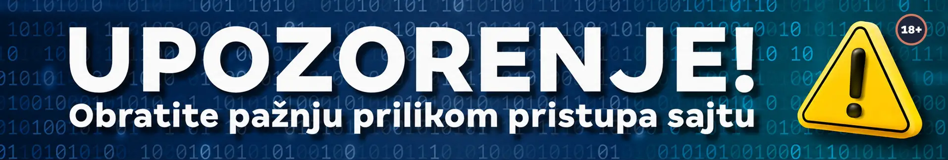 Upozorenje o lažnom sajtu