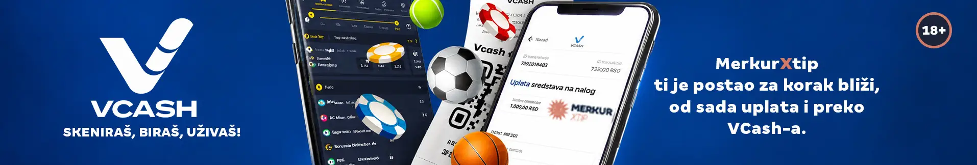 Od sada i preko VCash-a do MerkurXtip-a