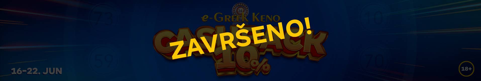 Slot promocija „Greek Keno“