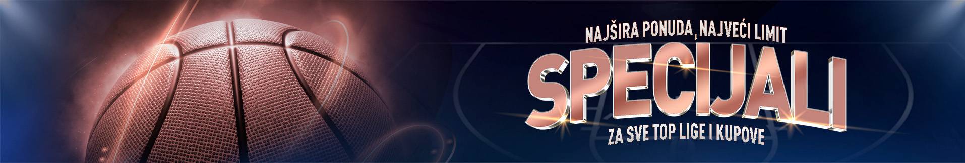 najsira ponuda - kladi se na kosarku